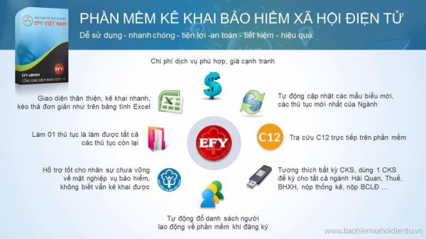 Giao diện phần mềm EFY